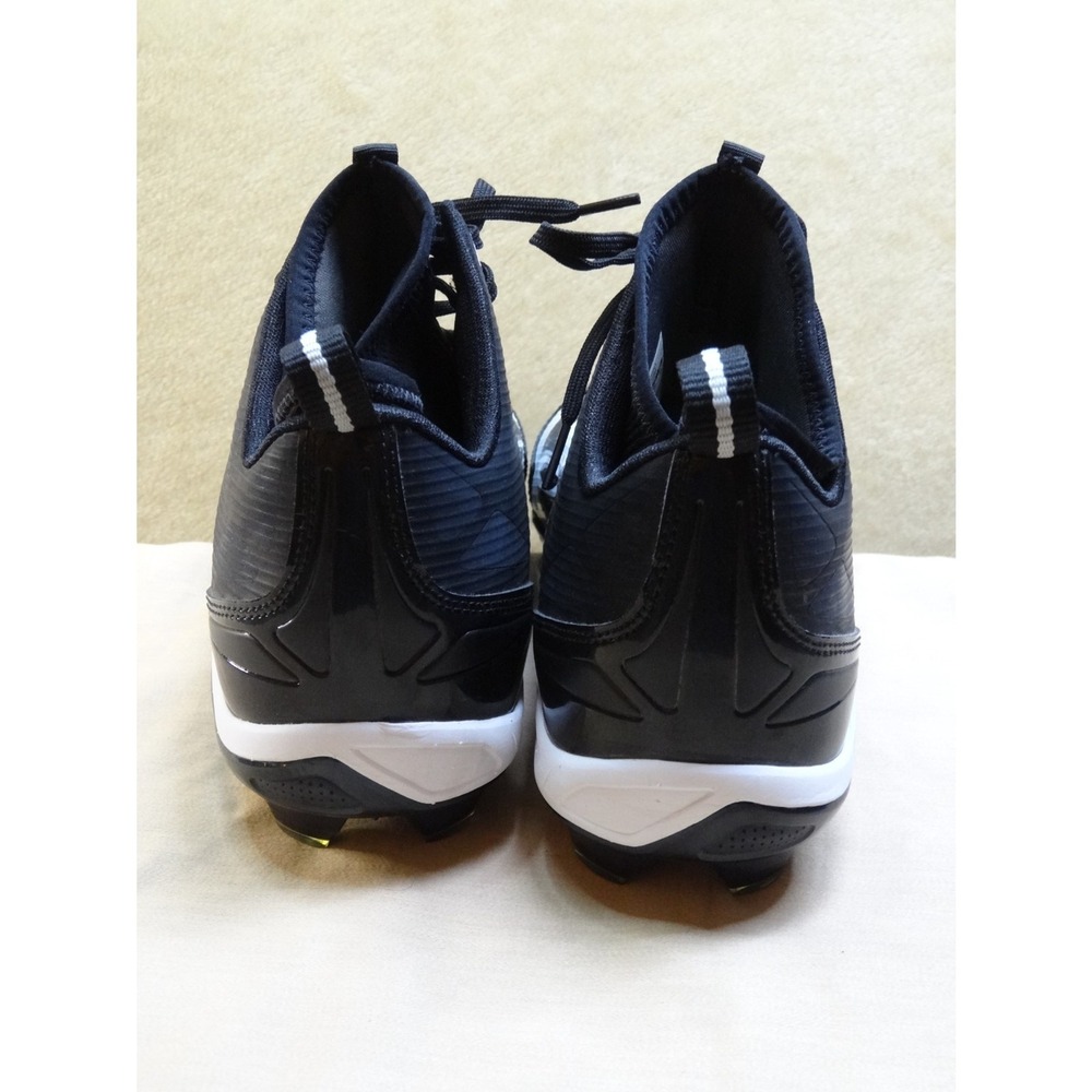 Under Armour Spine Football Cleats Mens 12‎ Black White 1269740-001 Mid Top - Picture 5 of 10